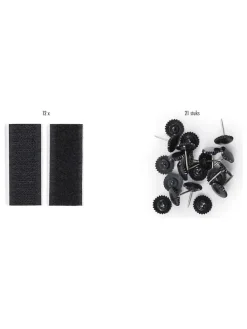 Fliegengitter in Schwarz - (L)210 x (B)100 cm
