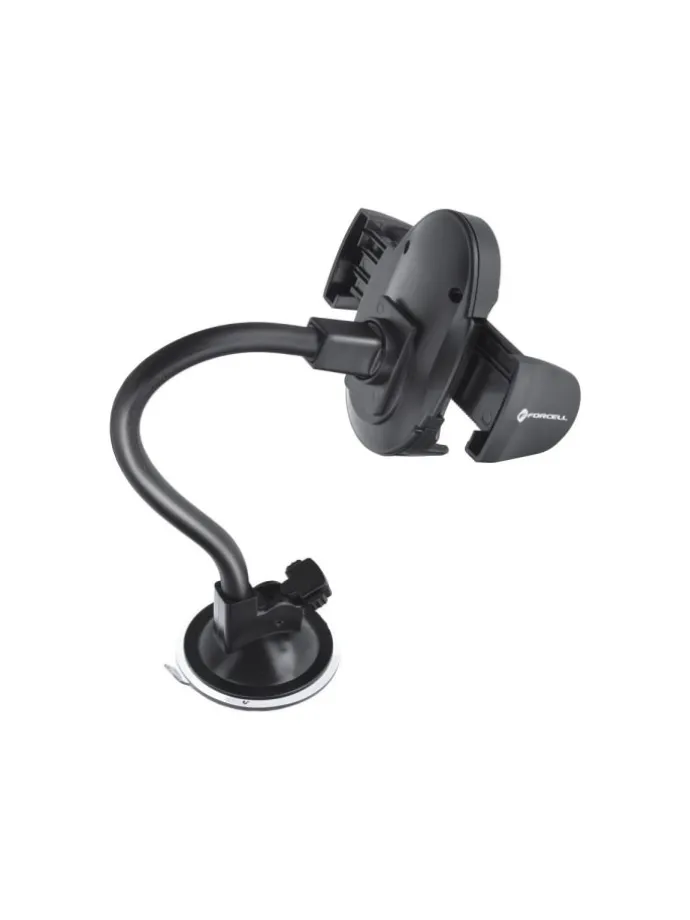 FORCELL Autohalterung Oval mit Bogenarm 27cm Saugnapf