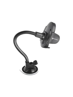 FORCELL Autohalterung Oval mit Bogenarm 27cm Saugnapf