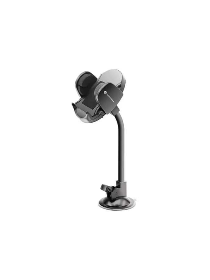 FORCELL Autohalterung Oval mit Bogenarm 17cm Saugnapf