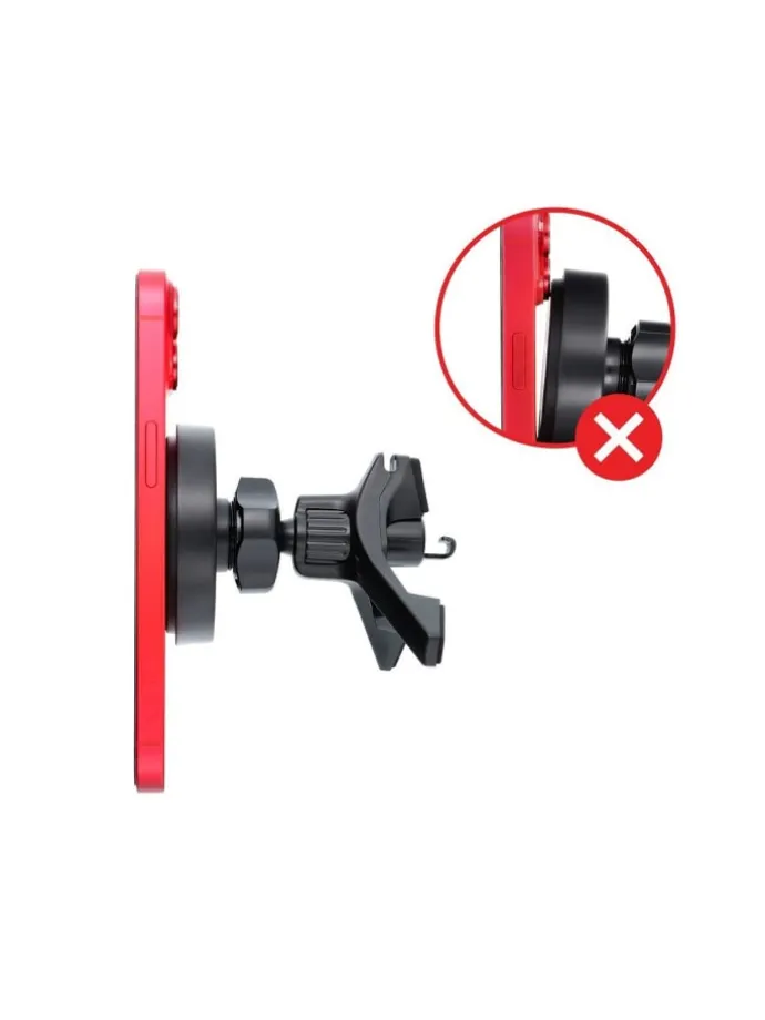 FORCELL F-GRIP Kfz-Halter Qi2 15W MagSafe induktiv Grau