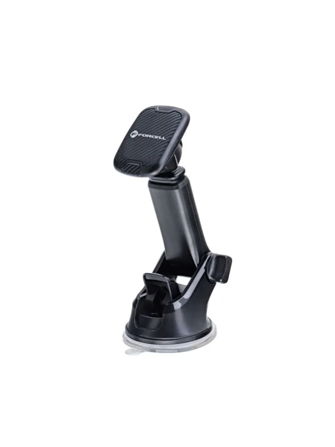 FORCELL Kfz-Halterung Magnet Saugnapf Carbon Optik