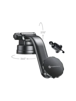 FORCELL MagSafe Autohalter MagLuxe 3in1 Magnet schwarz