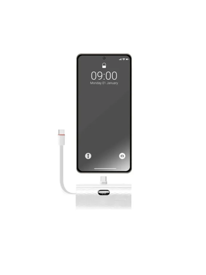FORCELL Powerbank 5000mAh USB-C PD 20W Weiß