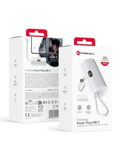 FORCELL Powerbank 5000mAh USB-C PD 20W Weiß