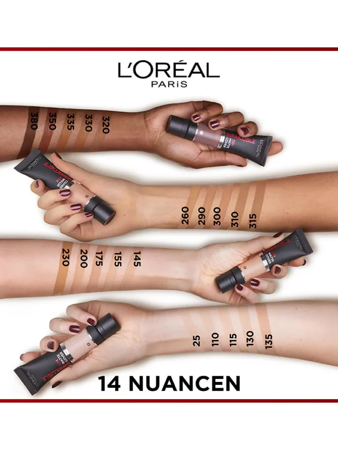 Foundation "Infaillible 32H Matte Cover - 320 Cool Undertone", 30 ml