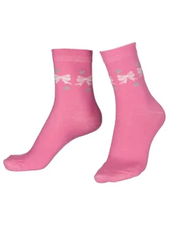 Für Mädchen 5er-Set: Socken in Rosa/ Grau