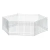 Freilaufgehege Kleintiere in Silber - (H) 27 cm
