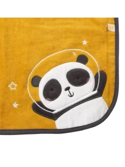 Frottee Badeponcho in Gold