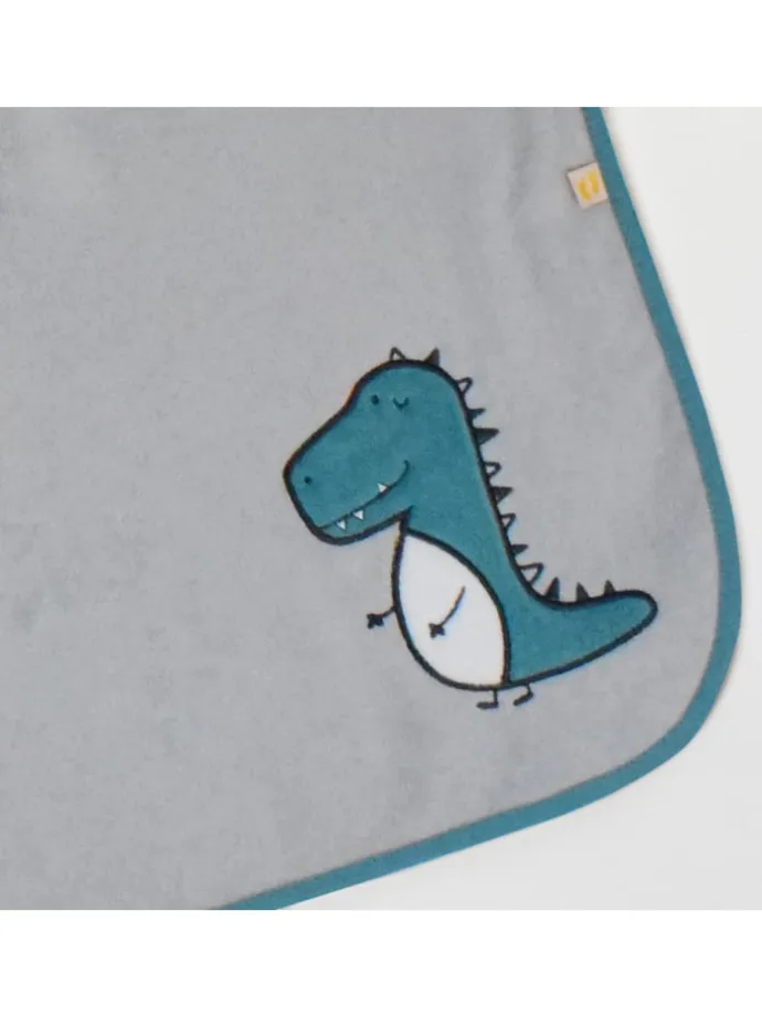 Frottee Badeponcho in Grau