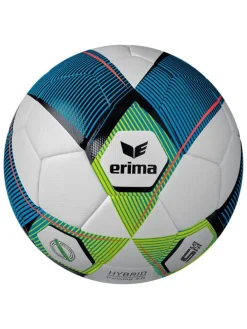 Fußball "Hybrid Training 2.0" in Weiß/ Blau/ Gelb