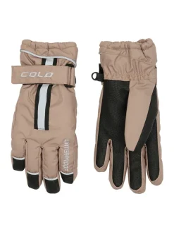 Funktionsfingerhandschuhe "Softy" in Beige/ Schwarz