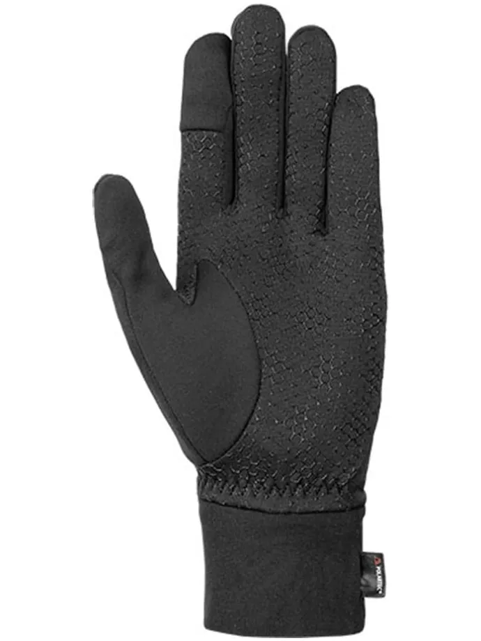 Funktionsfingerhandschuhe "Lhasa TOUCH-TEC" in Schwarz/ Silber