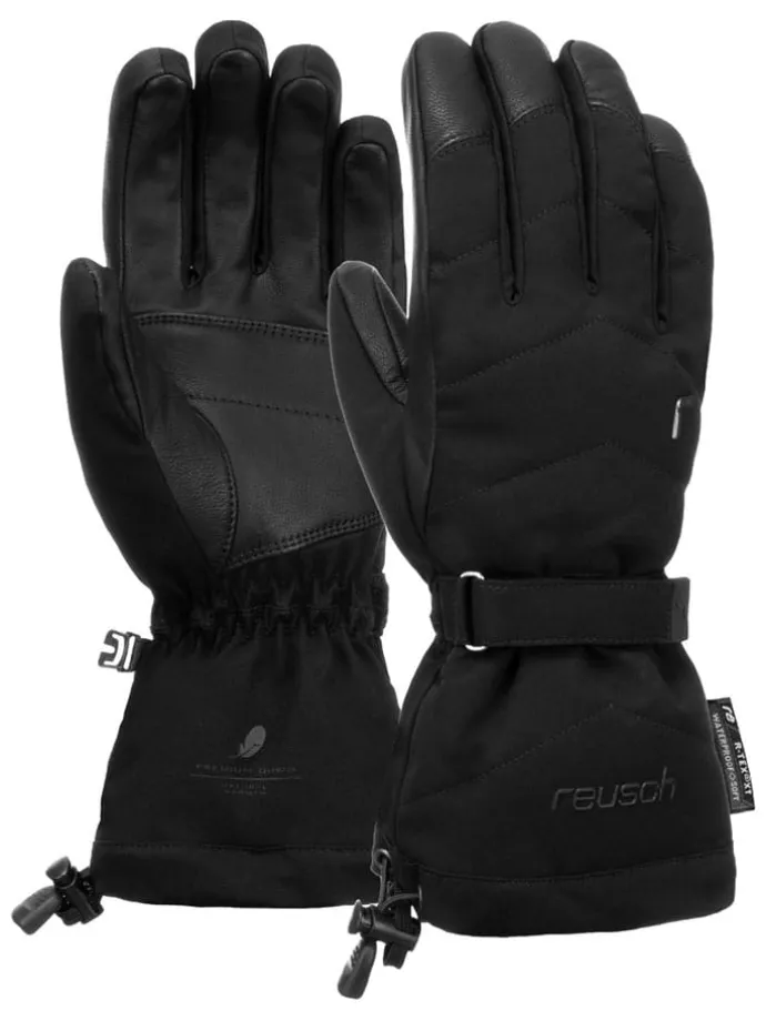 Funktionsfingerhandschuhe "Nadia" in Schwarz