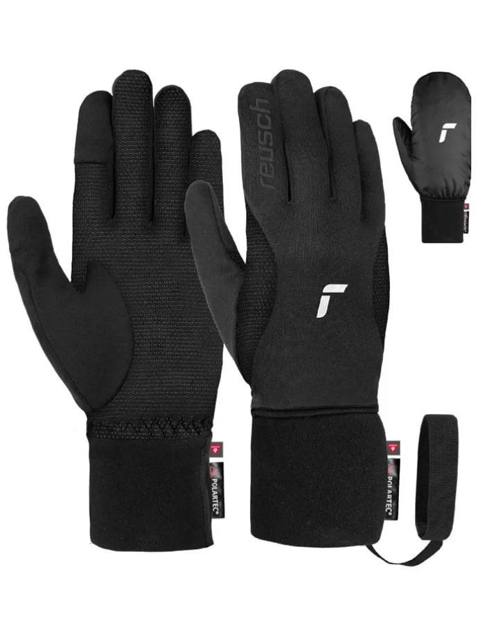 Funktionsfingerhandschuhe "Baffin TOUCH-TEC" in Schwarz