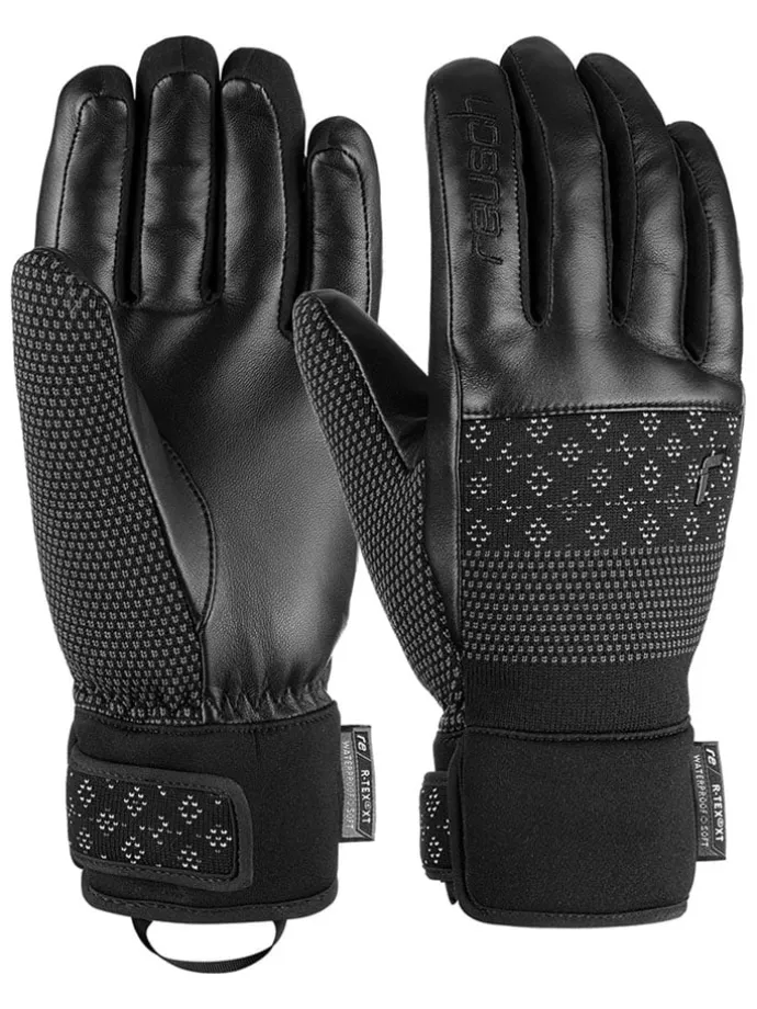 Funktionsfingerhandschuhe "Elisabeth" in Schwarz