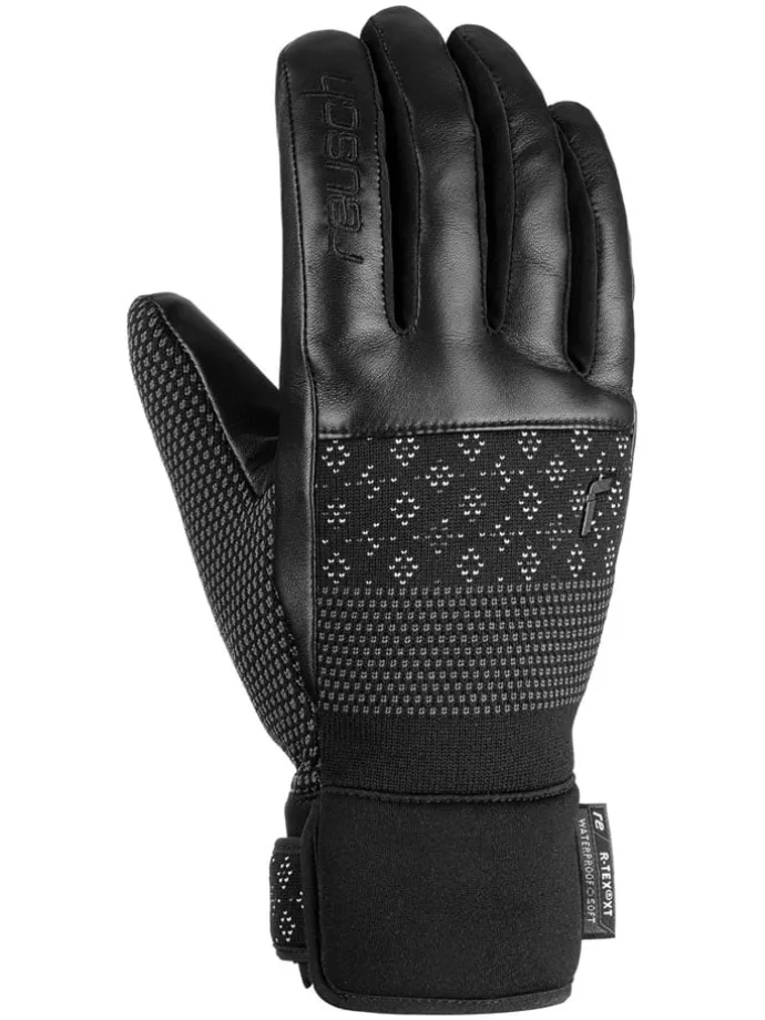 Funktionsfingerhandschuhe "Elisabeth" in Schwarz