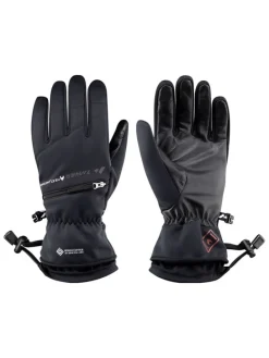 Funktionsfingerhandschuhe "Heat Pads" in Schwarz