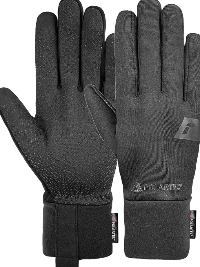 Funktionsfingerhandschuhe "Power Stretch" in Schwarz