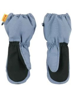 Funktionsfäustlinge in Hellblau/ Schwarz