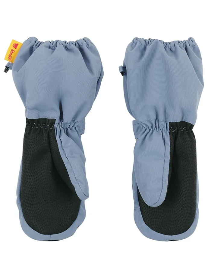 Funktionsfäustlinge in Hellblau/ Schwarz