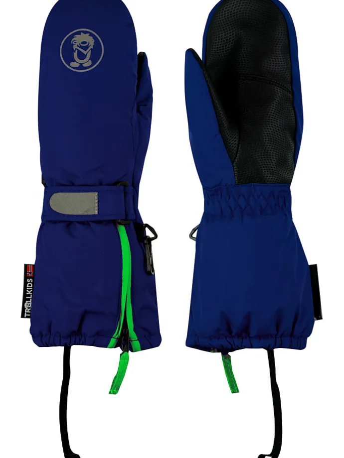 Funktions-Fäustlinge "Mitten XT" in Dunkelblau/ Grün