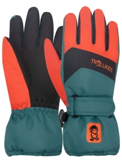 Funktions-Handschuhe "Rauland" in Blau/ Orange