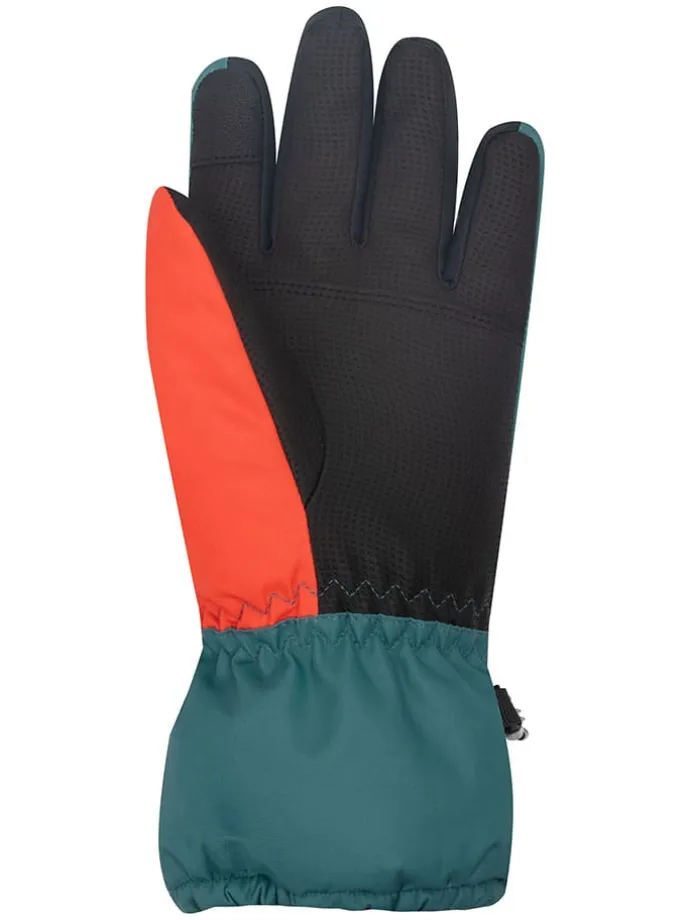 Funktions-Handschuhe "Rauland" in Blau/ Orange