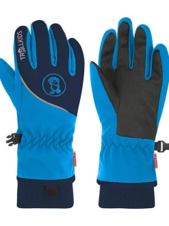 Funktions-Handschuhe "Trolltunga" in Blau/ Dunkelblau