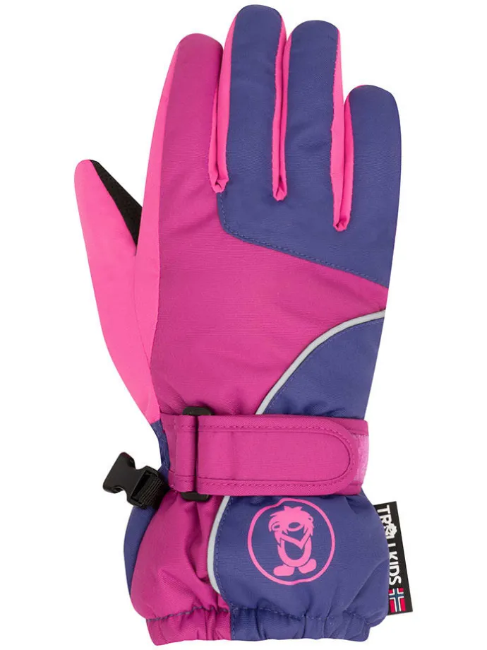 Funktions-Handschuhe "Troll" in Pink/ Lila