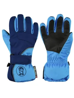 Funktions-Handschuhe "Troll" in Dunkelblau/ Hellblau