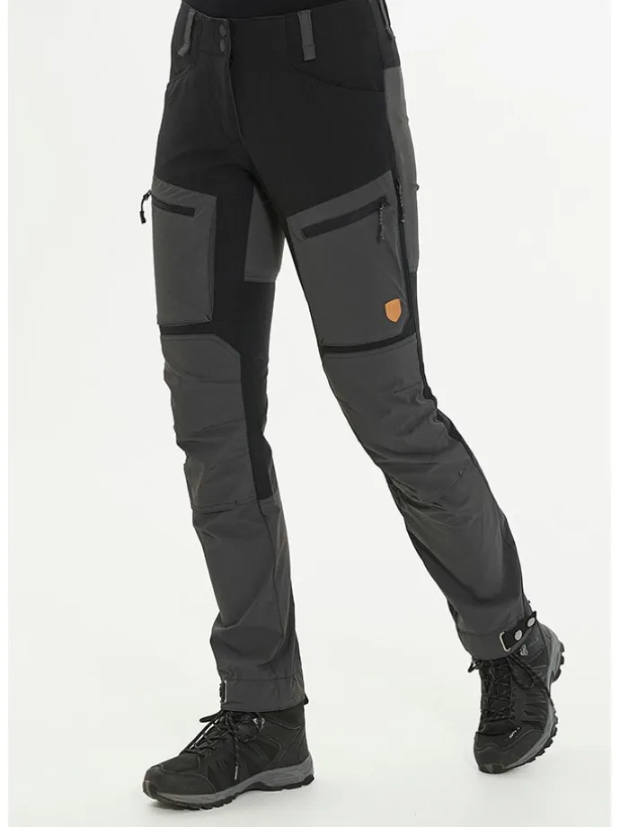 Funktionshose "Kodiak" in Schwarz/ Grau