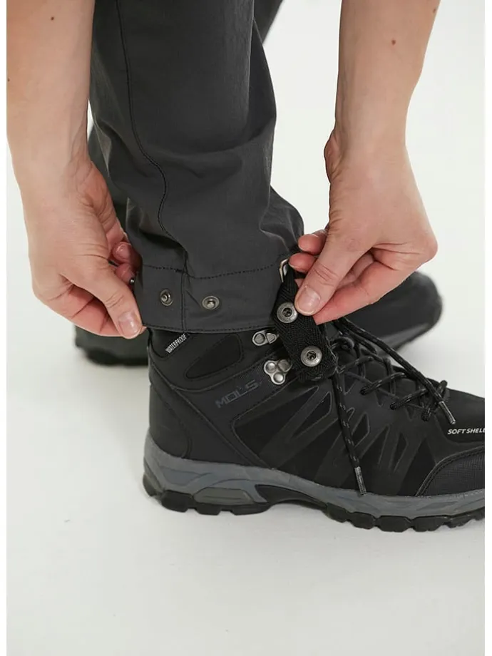 Funktionshose "Kodiak" in Schwarz/ Grau