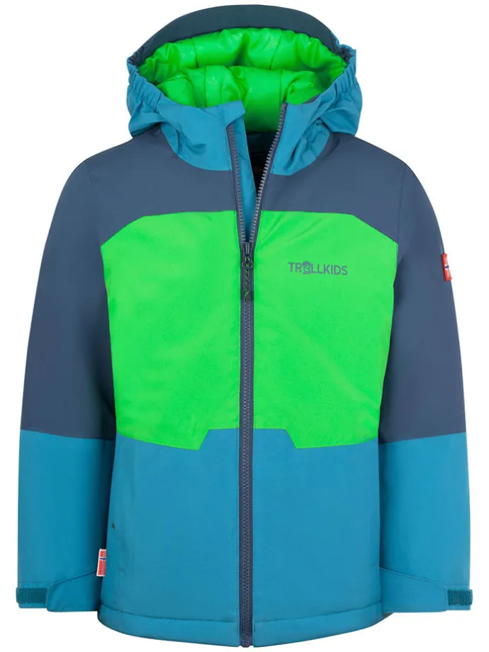 Funktionsjacke "Hardanger" in Blau/ Grün