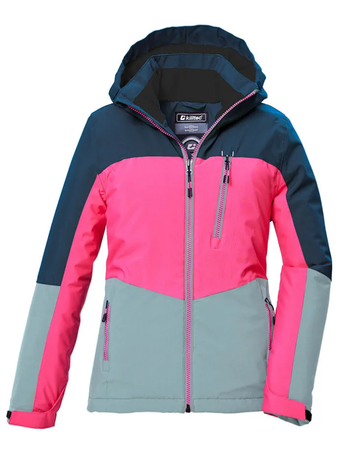 Funktionsjacke in Dunkelblau/ Pink