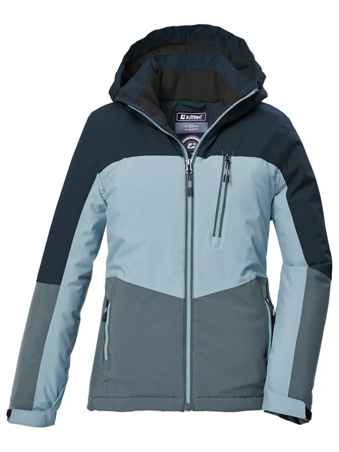 Funktionsjacke in Hellblau/ Dunkelblau
