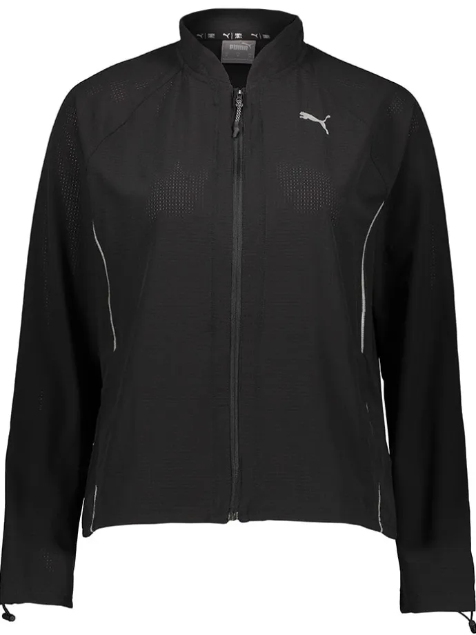 Funktionsjacke "Run" in Schwarz