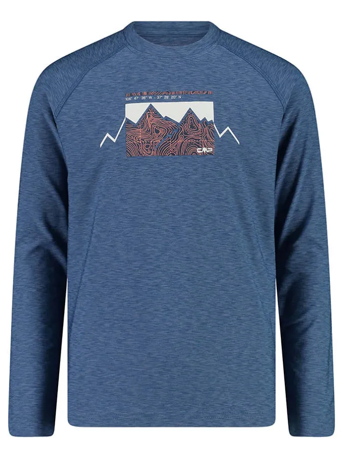 Funktionslongsleeve in Blau