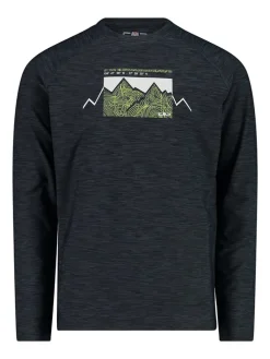 Funktionslongsleeve in Schwarz