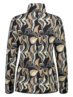 Funktionslongsleeve in Schwarz/ Beige