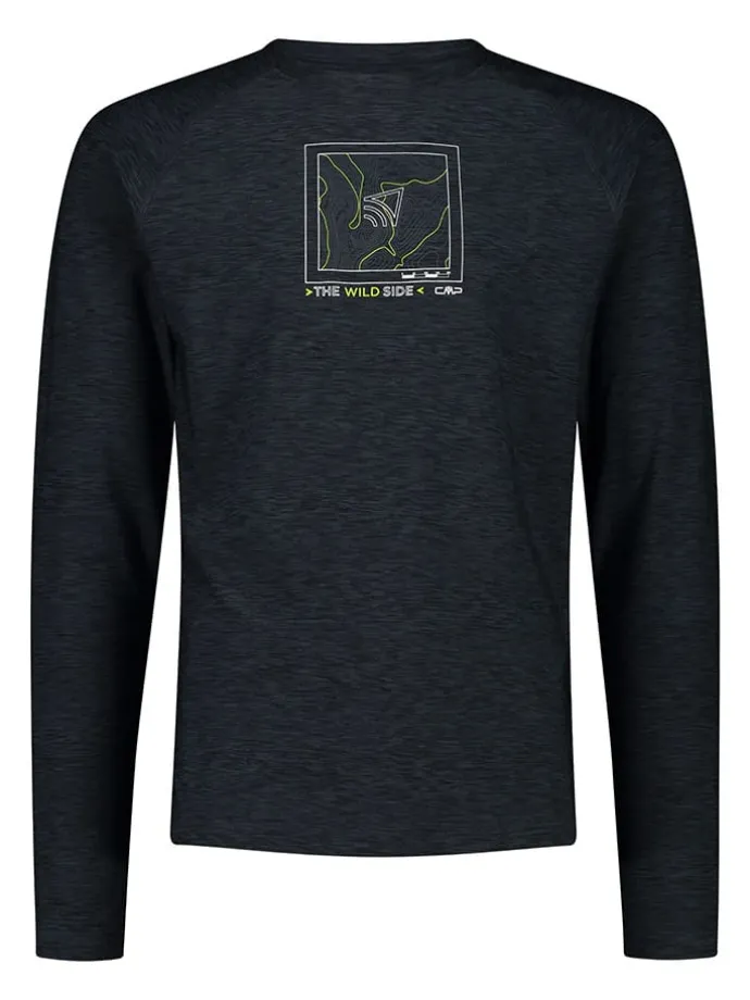 Funktionslongsleeve in Schwarz