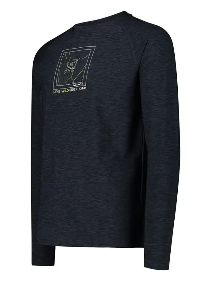 Funktionslongsleeve in Schwarz