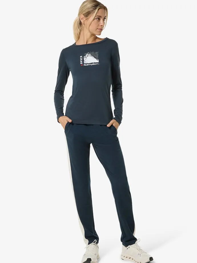 Funktionslongsleeve "Super Mountain" in Dunkelblau