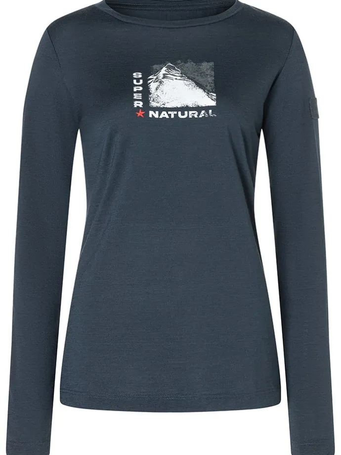 Funktionslongsleeve "Super Mountain" in Dunkelblau
