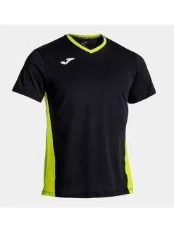 Funktionsshirt in Schwarz/ Limette