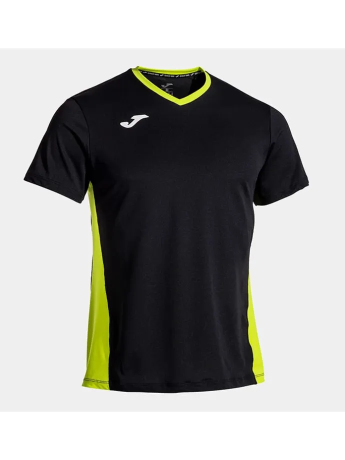 Funktionsshirt in Schwarz/ Limette