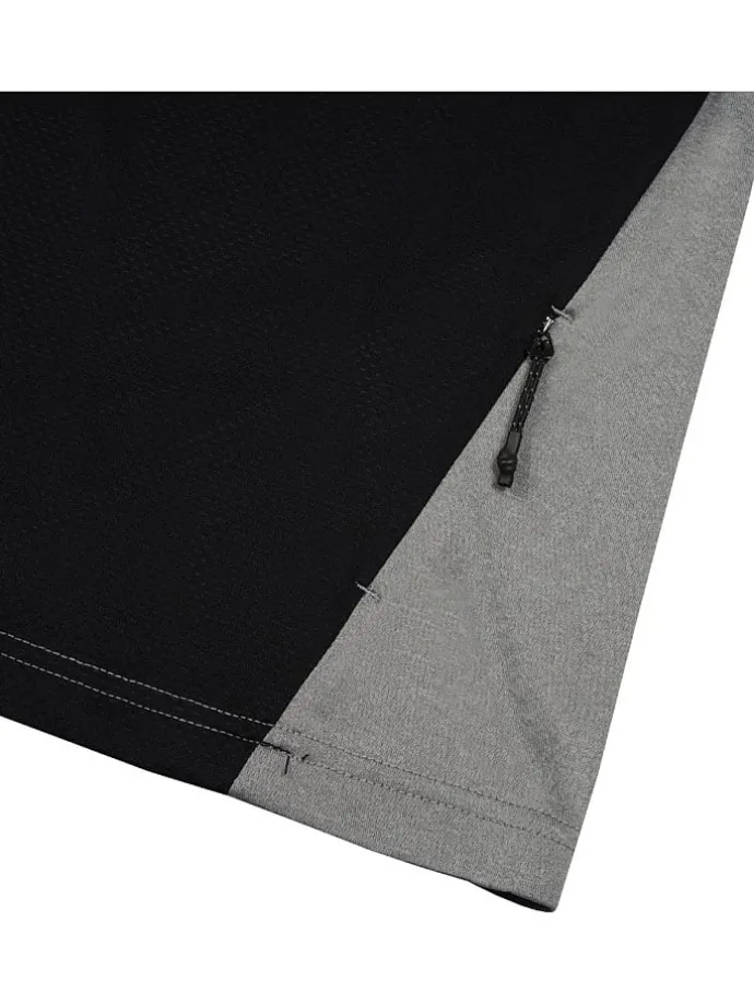 Funktionsshirt "Maavesi" in Grau/ Schwarz