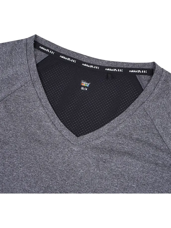 Funktionsshirt "Magnula" in Grau/ Schwarz