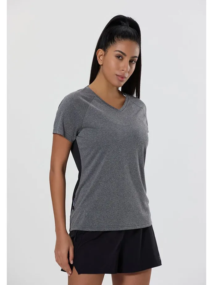 Funktionsshirt "Magnula" in Grau/ Schwarz