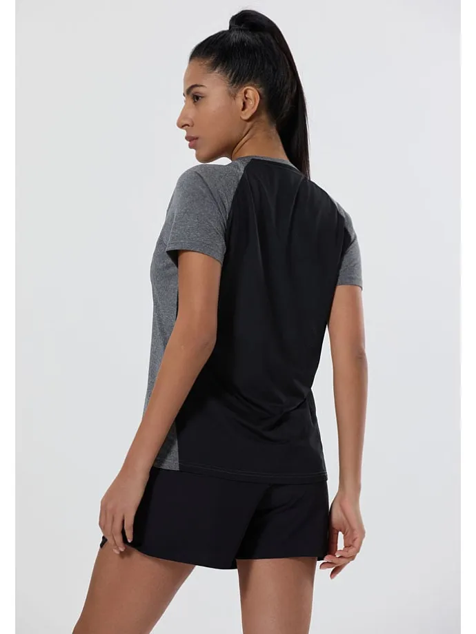 Funktionsshirt "Magnula" in Grau/ Schwarz